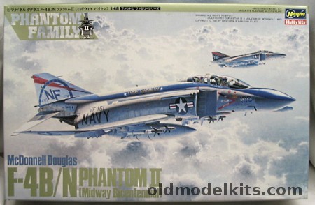 Hasegawa 1/48 F-4B/N Phantom II Midway Bicentennial - (F-4), P5 plastic model kit